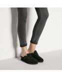 MULES BOSTON SHEARLING LEVE BLACK