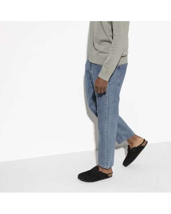 MULES BOSTON SHEARLING LEVE BLACK