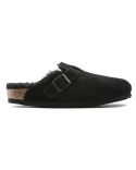 MULES BOSTON SHEARLING LEVE BLACK