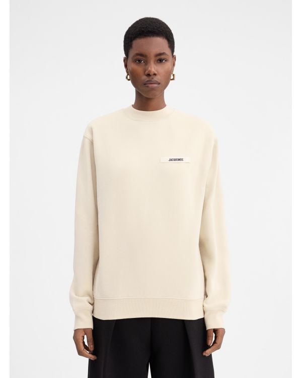 THE BEIGE GROS GRAIN SWEATSHIRT 2