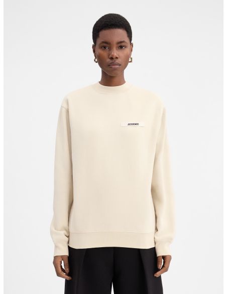 LE SWEATSHIRT GROS GRAIN BEIGE