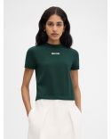 THE DARK GREEN GROS GRAIN TSHIRT
