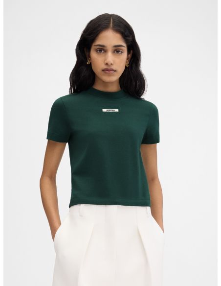 LE TSHIRT GROS GRAIN DARK GREEN