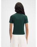 THE DARK GREEN GROS GRAIN TSHIRT