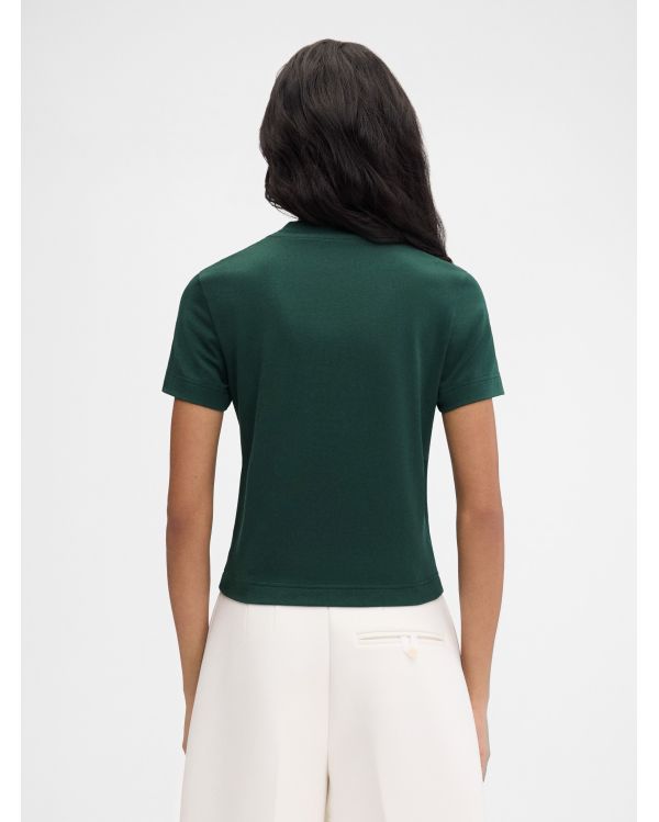 THE DARK GREEN GROS GRAIN TSHIRT 2