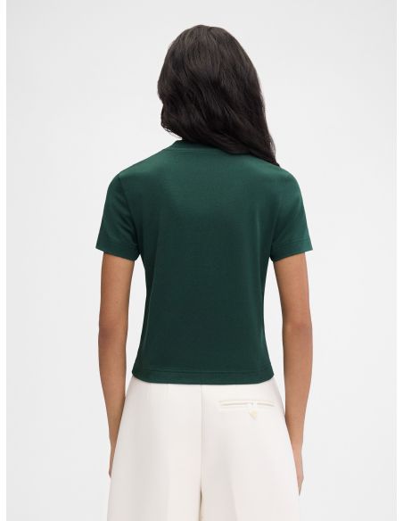 THE DARK GREEN GROS GRAIN TSHIRT