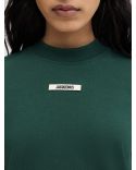LE TSHIRT GROS GRAIN DARK GREEN
