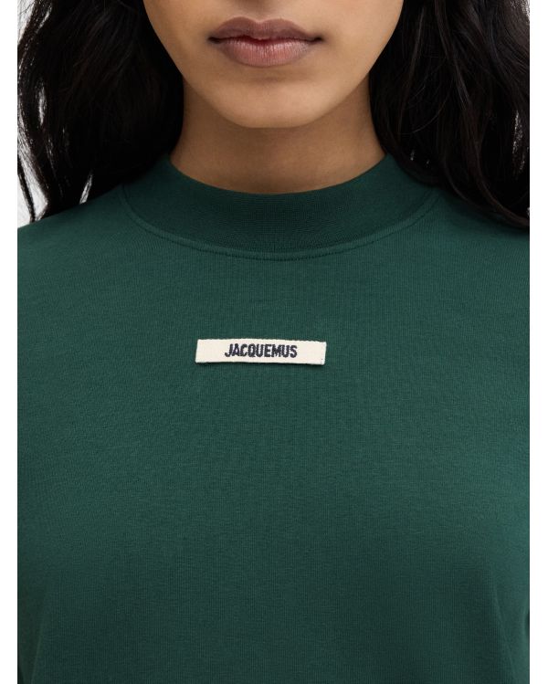 THE DARK GREEN GROS GRAIN TSHIRT