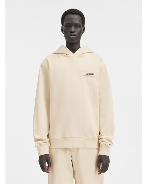 LE HOODIE GROS GRAIN BEIGE 2