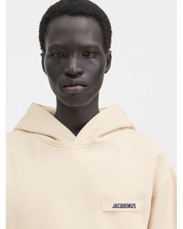 LE HOODIE GROS GRAIN BEIGE