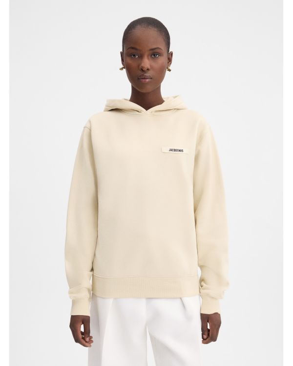 THE BEIGE GROS GRAIN HOODIE