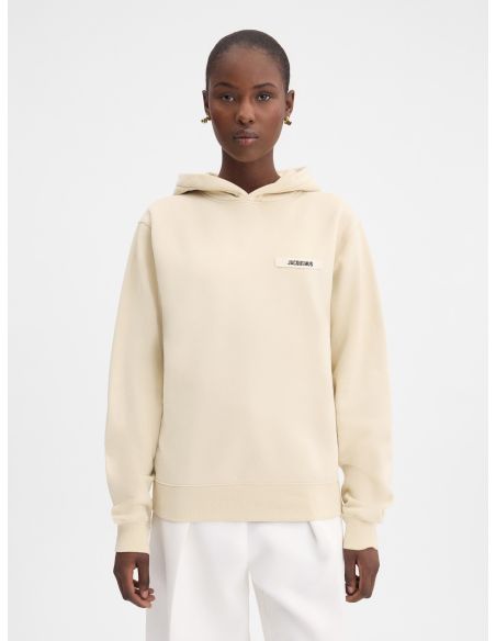 LE HOODIE GROS GRAIN BEIGE