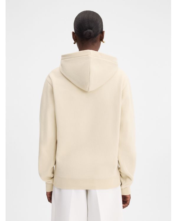 THE BEIGE GROS GRAIN HOODIE