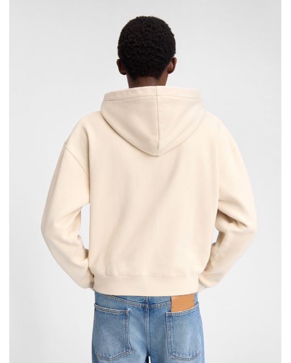 LA CASA BEIGE GROS GRAIN HOODIE