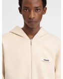 LA CASA BEIGE GROS GRAIN HOODIE