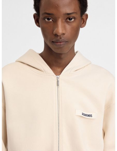 LE HOODIE GROS GRAIN LA CASA BEIGE