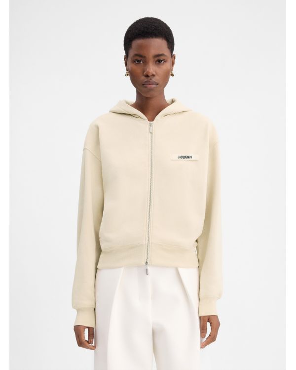 LE HOODIE GROS GRAIN LA CASA BEIGE 2