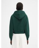 LE HOODIE GROS GRAIN DARK GREEN 2