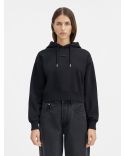 LE HOODIE GROS GRAIN BLACK