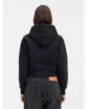 LE HOODIE GROS GRAIN BLACK