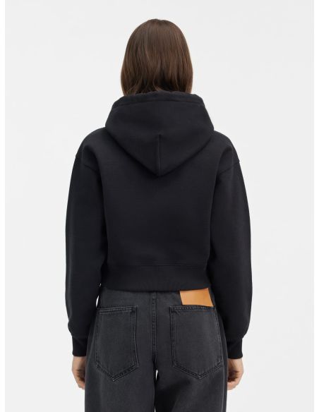 LE HOODIE GROS GRAIN BLACK