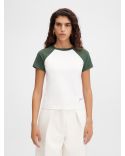 LE MINI TSHIRT BASEBALL MULTI-GREEN
