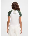 LE MINI TSHIRT BASEBALL MULTI-GREEN