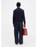 NAVY KNITTED KNIT