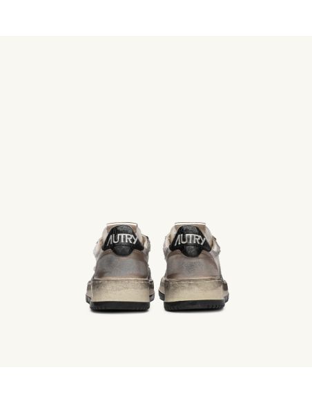 SNEAKERS MEDALIST SUPER VINTAGE LOW MAN BLANC DORE NOIR