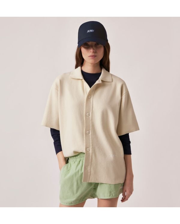 CHEMISE TRICOT BOWLING UNISEX CREAM