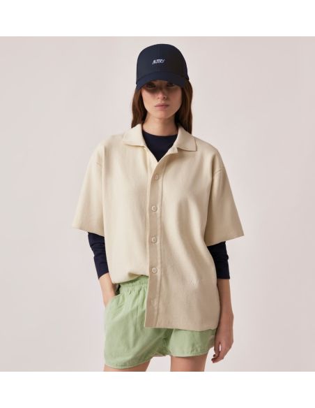 CHEMISE TRICOT BOWLING UNISEX CREAM