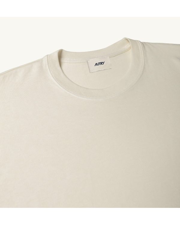 TSHIRT BOXY LOGO CREAM 2