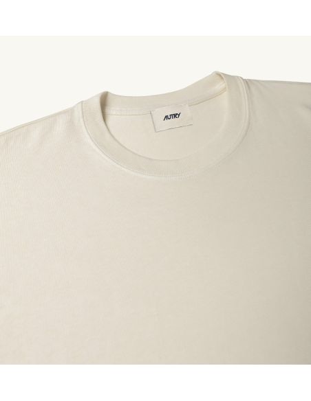 TSHIRT BOXY LOGO CREAM