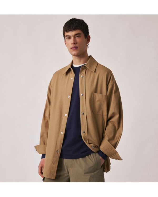 OVERSHIRT UNISEX SAND