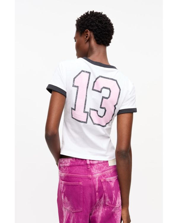 TSHIRT BASIQUE AVEC SOCIERE BRIGHT WHITE
