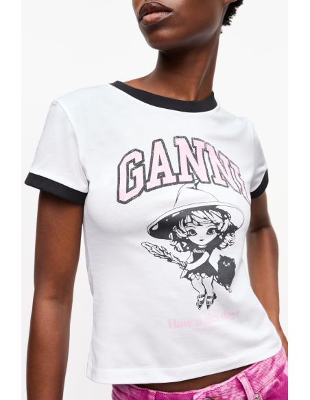 TSHIRT BASIQUE AVEC SOCIERE BRIGHT WHITE