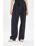 TROPICAL NAVY DRESS PANTS