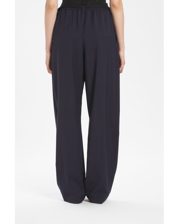 TROPICAL NAVY DRESS PANTS