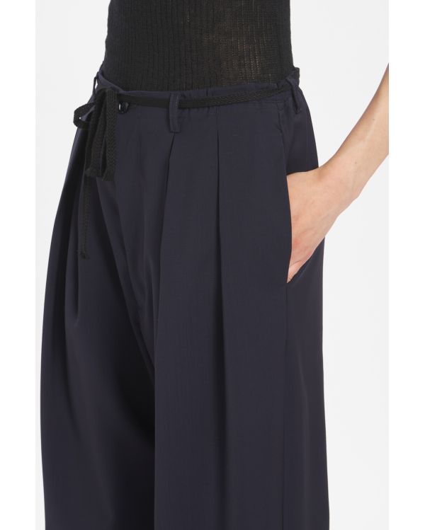 TROPICAL NAVY DRESS PANTS