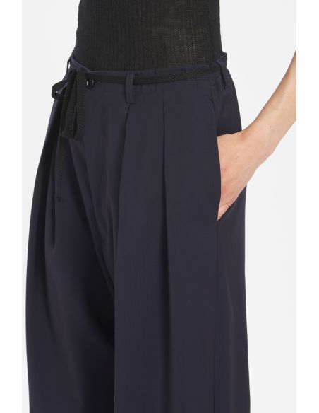 TROPICAL NAVY DRESS PANTS