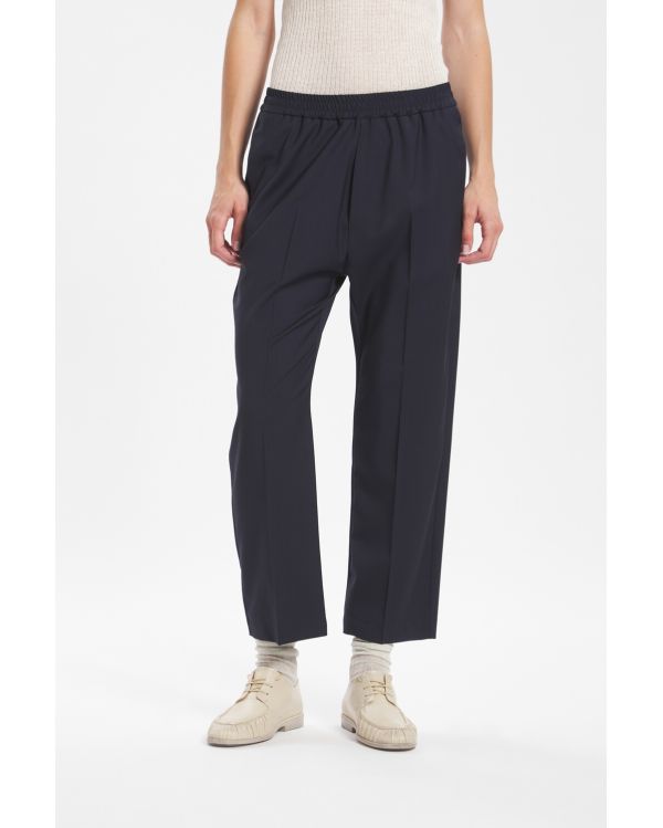 ALFONSO TROPICAL NAVY PANTS