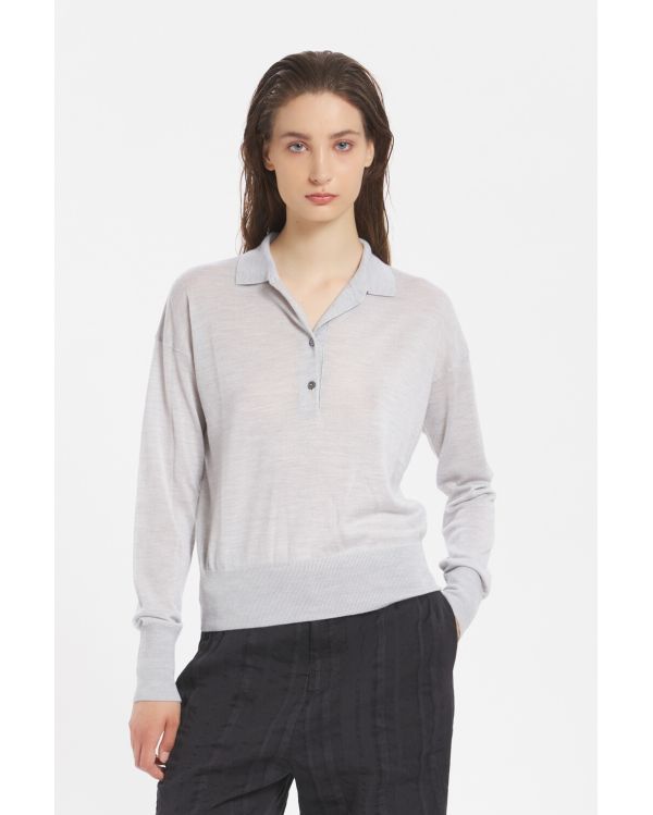 PULL TRICOTS PEARL GEM SILVER