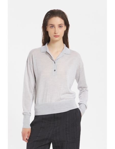 PULL TRICOTS PEARL GEM SILVER