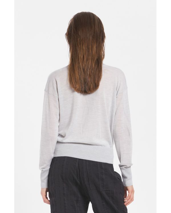 PULL TRICOTS PEARL GEM SILVER