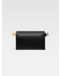 THE BLACK ROUND SQUARE POUCH