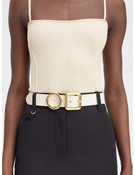 THE REGALO LIGHT IVORY BELT