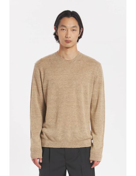 ATO ALAFIN ECRU KNITTED SWEATER