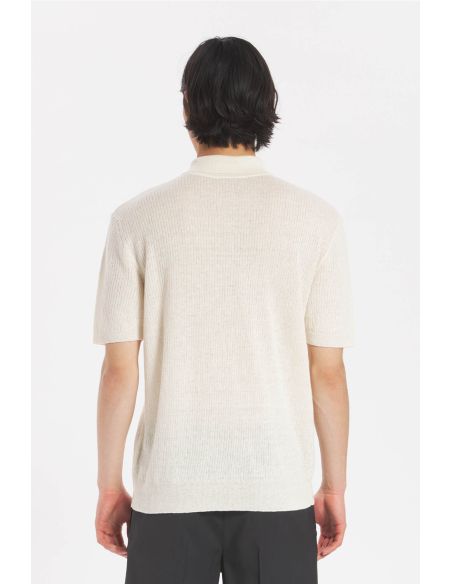 MARCO ALAFIN IVORY KNITTED SWEATER