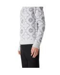 GREY MONOGRAM KNIT SWEATER