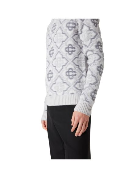 PULL EN TRICOT MONOGRAMME GREY